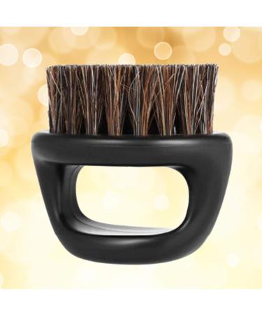 Round Grip Razor Brush (Black) - Premium Shaving Brush for Effortless Lathering | International Shipping Available - Buy Online on GoSupps.com