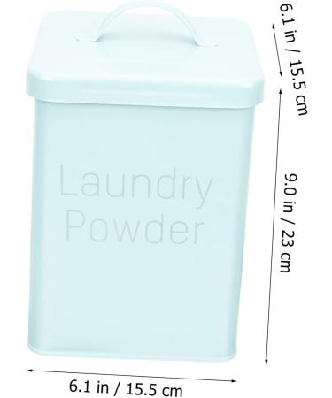 Didiseaon 2 Sets Washing Storage Bucket Flour Dispenser Method Laundry Wrought Iron Sky-blue 1 count (Pack of 1) Sky-bluex2pcs - Buy Online on GoSupps.com