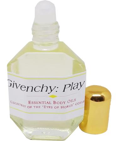Gevinchi: Play - Type For Men Scented Body Oil Fragrance Roll-On - Light Gold - 1/2 oz. - ID#23935 0.5 Fl Oz (Pack of 1)
