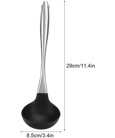 Spoon Nylon Utensil Heat Resistant Durable Scoop Soup Ladle for Stews for Serving Soups for Curry - Buy Online on GoSupps.com