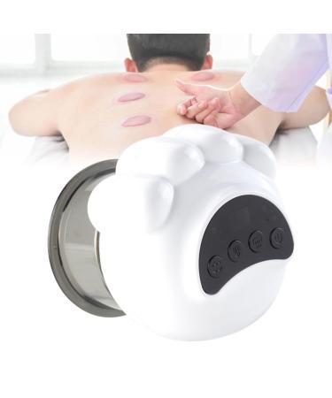 KSGSFSA Electrical cupping intelligent red light electrical cupping therapy GUA-SHA massage device relieves sore muscles portable and rechargeable
