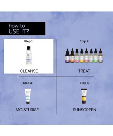 De-construct Salicylic Acid Oil Control Face Wash - 100ml | 0.5% Salicylic Acid & 1% Niacinamide | Best for Oily Acne & Pimple Prone Skin - International Shipping Available - Buy Online on GoSupps.com