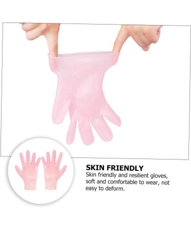 minkissy 2 Pairs Whitening Moisturizing Gloves Cotton Gloves for Dry Hands Hand Treatment Cracked Hands Grooming Glove Bedtime Gloves Gel Moisturizing Gloves Sokcs Anti-Crack Sebs Sock Miss - Buy Online on GoSupps.com