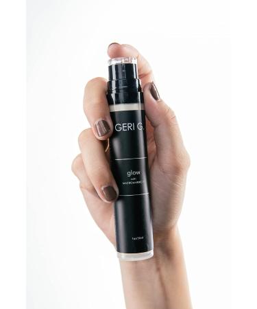 Geri G Glow Moisturizer with Pearl - Liquid Highlighter & Makeup Mixer | Clean Beauty & Cruelty Free - Buy Online on GoSupps.com