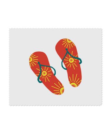 2 x "Flip Flops" microfiber lens/glasses cleaning cloths (LC00024858)