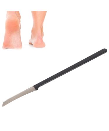 Saluaqui Pedicure Knife Pedicure Knife for Feet Professional Home Salon Stainless Steel Dead Skin Calluses Remover Scraper for Nail Corn Callus