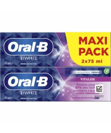 Oral-B Oral-B Tandpasta 3D White Vitalize 2 x 75 ml
