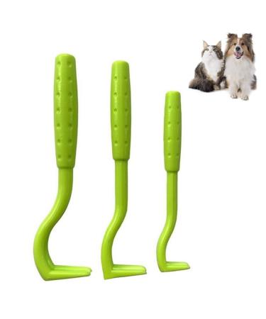 Gekerchip 3 sizes tick hooks tick pliers tick hook tick remover tick removal in seconds for dog cat & horse and humans
