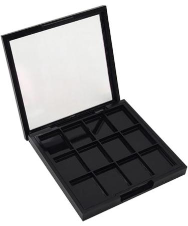 NOLITOY 2 Pcs 12 Travel Accessories Empty Eye Shadow Pallet Empty Eyeshadow Dish Makeup Palette Make up Box 1 count (Pack of 1) Blackx2pcs - Buy Online on GoSupps.com