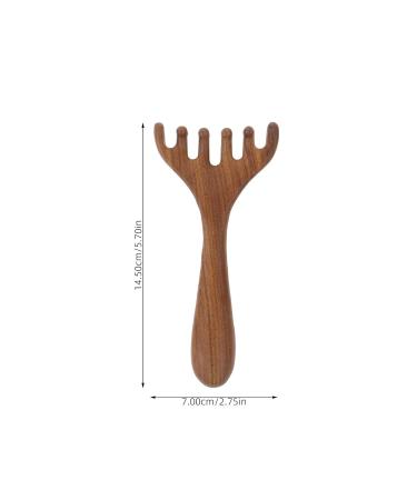 Beavorty Wooden Scalp Massage Comb - Gua Sha Handheld Head Massager for Relaxation & Acupuncture Treatment - Buy Online on GoSupps.com