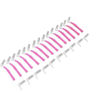 Small L-Shaped Interdental Brush - Push-Pull Oral Care & Tooth Whitening 25 Pink Cleaning Brushes - Buy Online on GoSupps.com