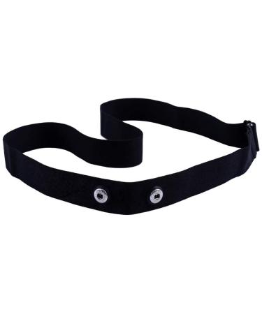 1NISCARTACT Adjustable elastic band for heart rate knife Garmin Polar Wahoo Bryton bracelet made of high quality nylon and spandex with sensors distance 45 mm black