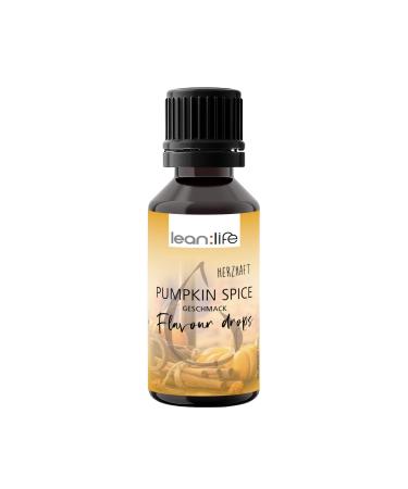 Lean: Life - Flavor Drops 30 ml - Pumpkin Spice - Aroma drops for food - sugar -free and low -calorie pumpkin Spice 30 ml (1 Pack)