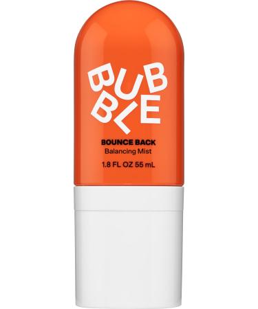 Bubble Skincare Bounce Back Balancing Toner Facial Mist - Willow Bark + Niacinamide Toner for Texture and Radiance Reset - Sea Water Pore Minimizer Facial Mist Spray (55ml)