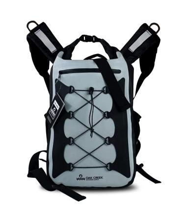 Oak Creek Canyon Falls 30L Dry Bag Backpack. Premium Waterproof Backpack with Padded Shoulder Straps. PVC Construction. Keep Your Gear Dry