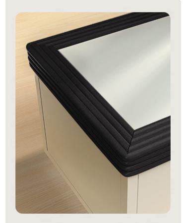 Extra-Wide Edge Protector for Baby - 12.5ft Black | 3M Adhesive | Babyproofing Foam Padding for Table, Desk, Furniture - Buy Online on GoSupps.com