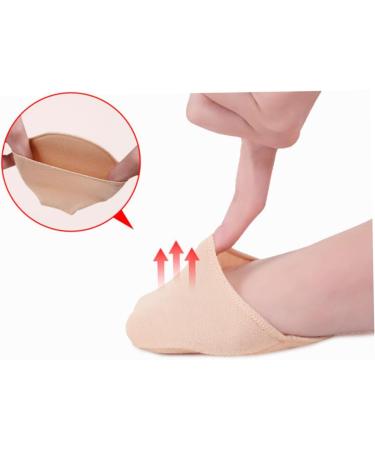 FRCOLOR 4 Pairs Forefoot Pad High Heel Toe Socks Mules for Women Heels Women Socks Open Toe Slide Sandal Liner Womens Socks Tops Invisible Forefoot Cushion Foot Pads Low Cut Sponge Miss - Buy Online on GoSupps.com