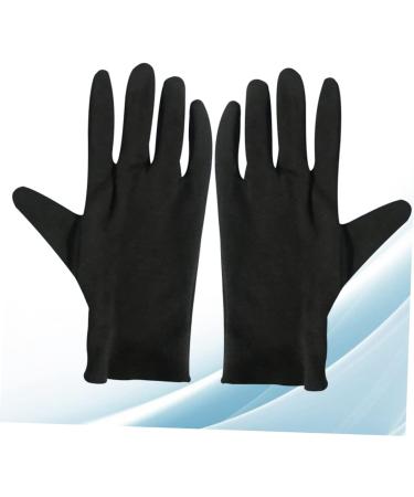minkissy 12 Pairs Black Stretch Gloves Anti-Splash Gloves Jewelry Inspection Gloves Cotton Glove Handling Hand Protection Gloves Moisturizing Hand Gloves Safety Gloves Dust-Proof Coin Miss - Buy Online on GoSupps.com