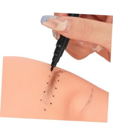 Didiseaon 30 Pcs Eyebrow Marker Pen Beauty Marker Cosmetic Liner Salon Mapping Pen Marker Pens Plastic Black - Buy Online on GoSupps.com