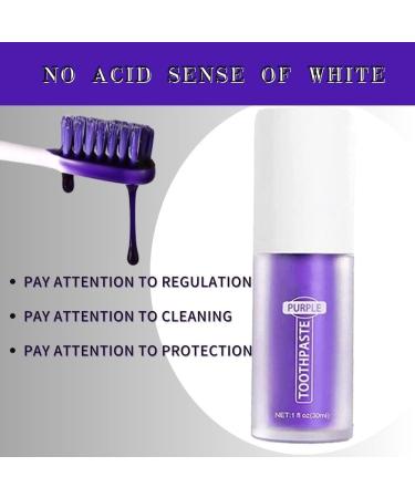 Purple Toothpaste for Teeth Whitening - Color Correcting & Stain Removal - Buy Online on GoSupps.com