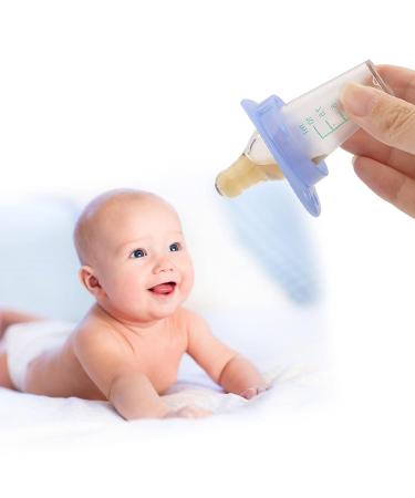 Infant Pacifier Feeder - 10ml Silicone Baby Medicine Dispenser with Capacity Scale - Buy Online on GoSupps.com