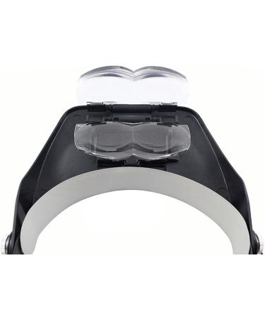 Head Mount Magnifier with Led Professional Jewelers Loupe Lights 1.2X 1.8X 2.5X 3.5X Magnifier Glass Head Mount Magnifier Jewelers Magnifying Glasses Small Gift - Buy Online on GoSupps.com