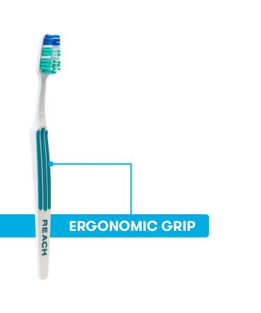 Reach Advanced Design Soft Bristle Toothbrush 7 Count Value Pack - Buy Online on GoSupps.com