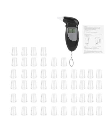 Breath Alcohol Tester Breathalyzer Bac Analyzer Mini Portable Breathalyzer Alcohol Tester Digital LCD Screen Breathalyzer Keychain At Home Tests 20 Panel 10 20 50pcs (50 PCS)