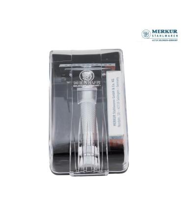 Buy MERKUR 34C Short Handle Classic Safety Razor Set Heavy Duty with 10 Blades for Ultimate Shaving Experience - International Shipping Available - Buy Online on GoSupps.com
