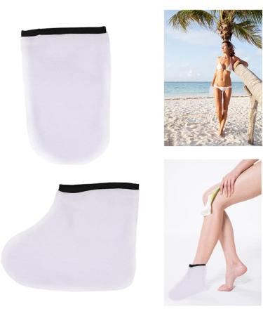 Paraffin Wax Gloves Hand Foot Care Exfoliating Covers Paraffin Wax Protection Retain Heat Hand Foot Care Gloves Set for Removing Dead Skin hand moisturizer gloves - Buy Online on GoSupps.com