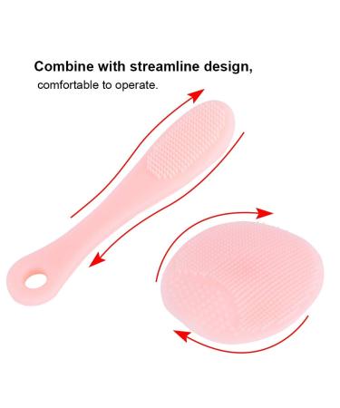 Facial Washing Brushes - 2-Part Mild Cleaning Brush for Effortless Makeup Removal & Imprint Cleanse - Buy Online on GoSupps.com