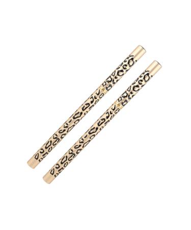 DOITOOL 2pcs Brow Pencil Eyeliner Pencil White Pencils Long Pencil Sharpener Girl Women's Eyelash Brush