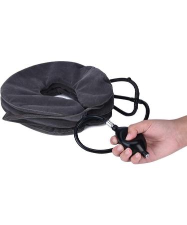 JLASDR Neck Support Protection Neck Traction Cervical Traction Collar Device for Neck Shoulder Back Head Pain Relief Inflatable Spine Alignment Pillow for Travel Home jj-99 - Buy Online on GoSupps.com