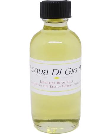 Acqua Di Gio - Type GA For Men Scented Body Oil Fragrance Regular Cap - Light Gold - 2 oz. - ID#23546 2 Fl Oz (Pack of 1)
