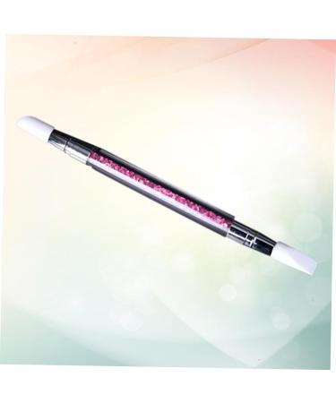 nail tool nail silicone head nail pen nail art carving silicone pen hollow out medium Pink - Buy Online on GoSupps.com