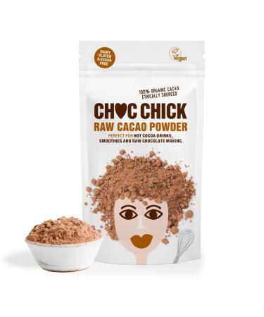 Choc Chick Organic Raw Cacao Powder - Sugar Free - Vegan - Gluten Free 100g 100 g (Pack of 1)