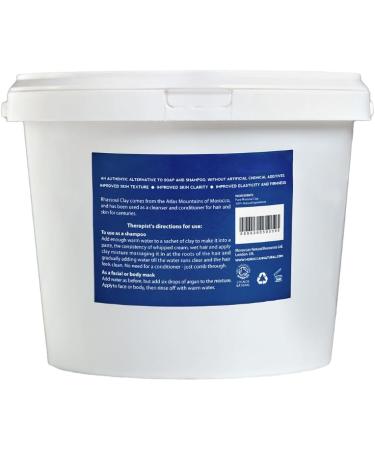 Moroccan Natural Organic natural salt Rhassoul bran 25kg - Buy Online on GoSupps.com