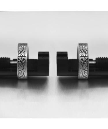 Vicmag 4X Strength Magnetic Copper Rings for Women | 3500 Gauss Magnets | Adjustable Pure Copper | 2PCS Set in Jewelry Gift Box | Silver Life Tree Design - Buy Online on GoSupps.com