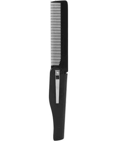Portable Folding Hair Brush Smooth Oil Hair Mustache Beard Styling Comb Pocket Size for Men and Boys - Buy Online on GoSupps.com