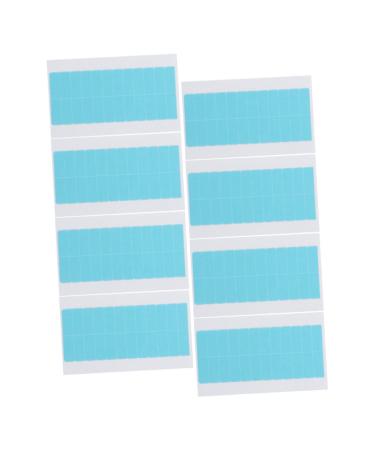 Beaupretty 8 Sheets Seamless Hair Extensions Front Lace Wig Women Lace Tape Invisible Tape Nail Display Stand Sticker in Hair Extensions Lace Wigs Miss Pu Double Sided Film No Trace