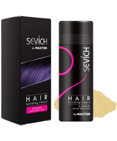 Spread hair for hair compression - pour hair to hide the hair of hair immediately - hair powder 100% natural cotton for men and women (Hellblond 25g) - Buy Online on GoSupps.com
