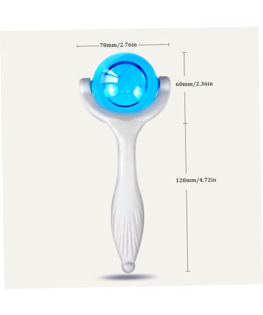 Buy Ice Face Roller - Cold Hot Facial Massage Roller & Ice Globes for Glowing Skin - Blue - Buy Online on GoSupps.com