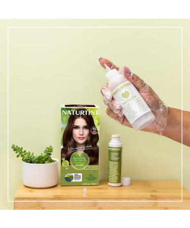 Naturtint 4NC Deep Cappuccino Brown Hair Color - Ammonia Free, Vegan, Cruelty Free - 100% Gray Coverage - Long Lasting Results - Buy Online on GoSupps.com