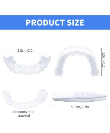Buy WTTFC Adjustable Artificial Teeth - 2 Pairs for Men & Women | Temporary Dental Comfort for a Confident Smile - International Shipping Available - Buy Online on GoSupps.com