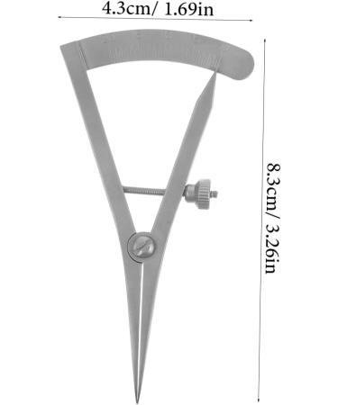Orbital Measuring Device: Stainless Steel Caliper for Double Eyelid Surgery & Microblading | Eyebrow Ruler Tool - Buy Online on GoSupps.com