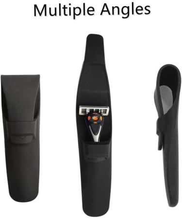 Silicone Travel Protection Case for Manual Razors - Durable Razor Housing Bag for Men - Buy Online on GoSupps.com