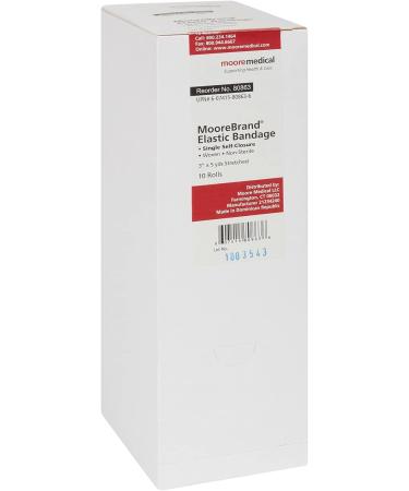 Buy McKesson Elastic Bandage Wrap - Tan Compression Bandage 3in x 4.5yd Hook & Loop Closure 10 Count - International Shipping Available - Buy Online on GoSupps.com