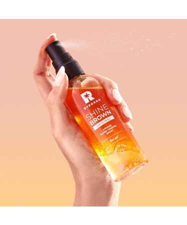 BYROKKO Aloe Vera 2-Phase Soothing Mist & Shine Brown Tanning Spray Oil | Hydrating Sunbathing & Tanning Solution with Hyaluronic Acid - Shop Internationally - Buy Online on GoSupps.com