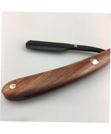 Minkissy 2-Pack Collapsible Straight Razor - Vintage Bamboo Hair Cutter for Men | Safe Manual Shaving Tool - Buy Online on GoSupps.com