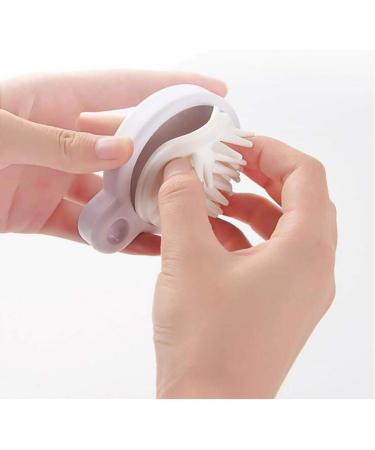 Silicone Shampoo Brush Hair Scalp Massager Wet & Dry Scalp Massage Brush Soft Silicone Comb For Men Women Kids And Pet 1PC - Buy Online on GoSupps.com